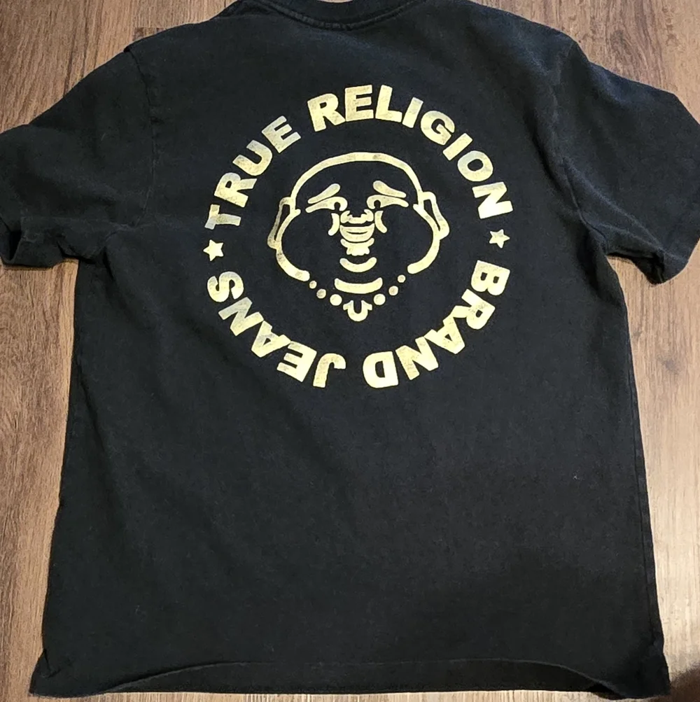 True Religion Black Logo Pocket T-Shirt